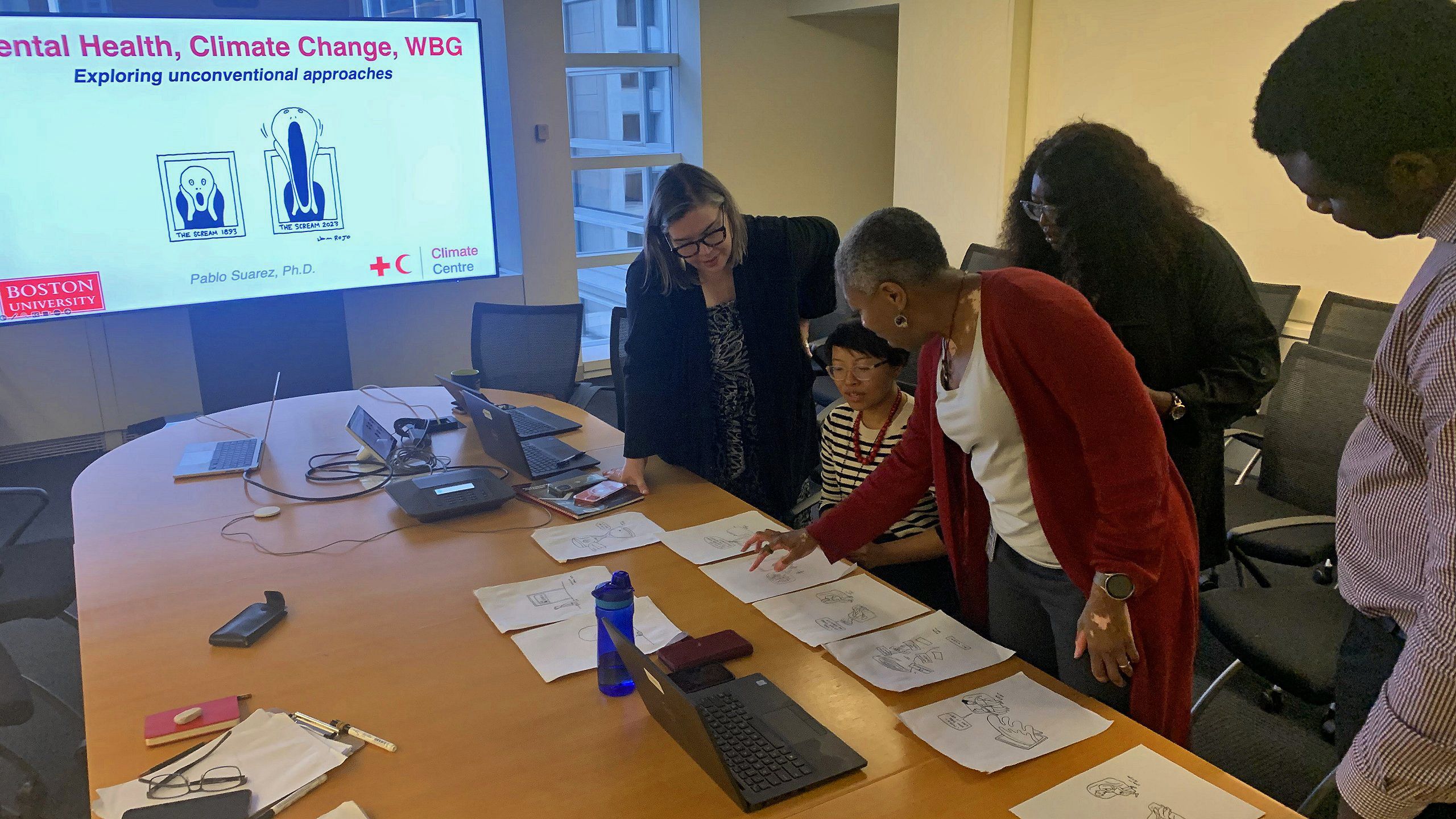 A 2024 workshop at a World Bank-Climate Centre session on mental health and climate change. (Climate Centre)