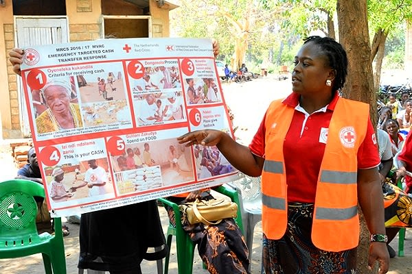 Chikwawa district, Malawi, January 2018, cash relief for people affected by El Niño-related-drought 